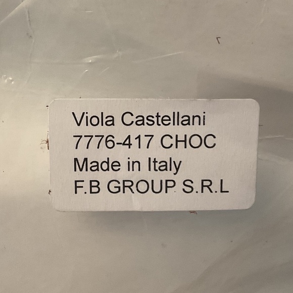 NWT VIOLA CASTELLANI Made In Italy Chocolate Suede Oval Bottom Hobo - Picture 13 of 13
